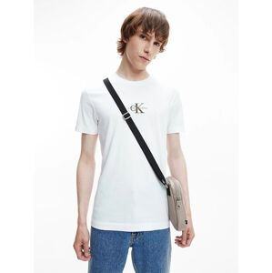 Calvin Klein pánské bílé triko - XL (0K4)